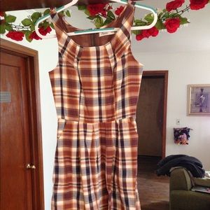 Modcloth plaid dress